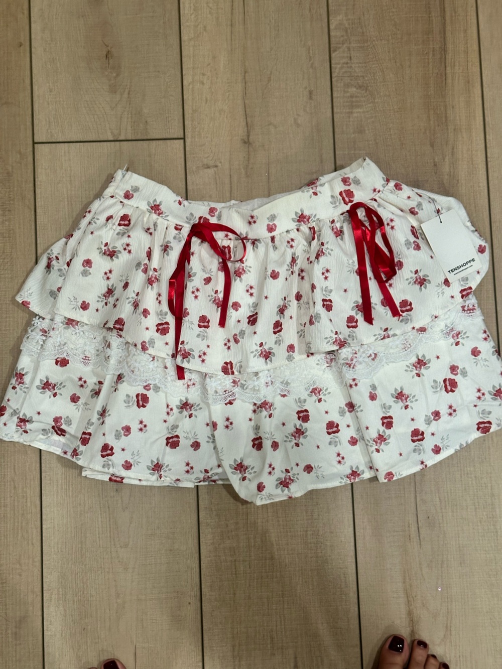 Skirt with buit-in shorts
